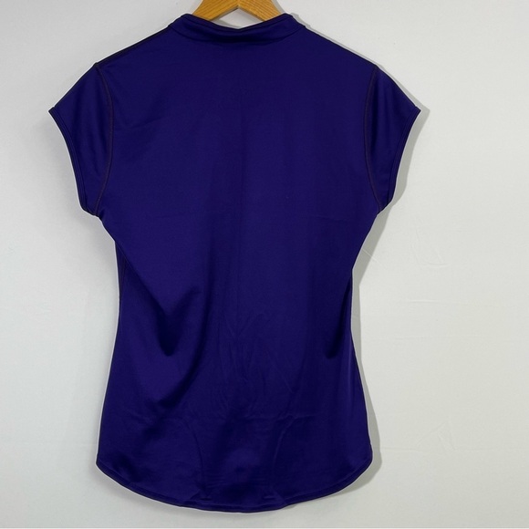 Vtg Nike Dri Fit Women's XL Deep Purple Made in USA Short Sleeve Athletic TShirt - Picture 5 of 10